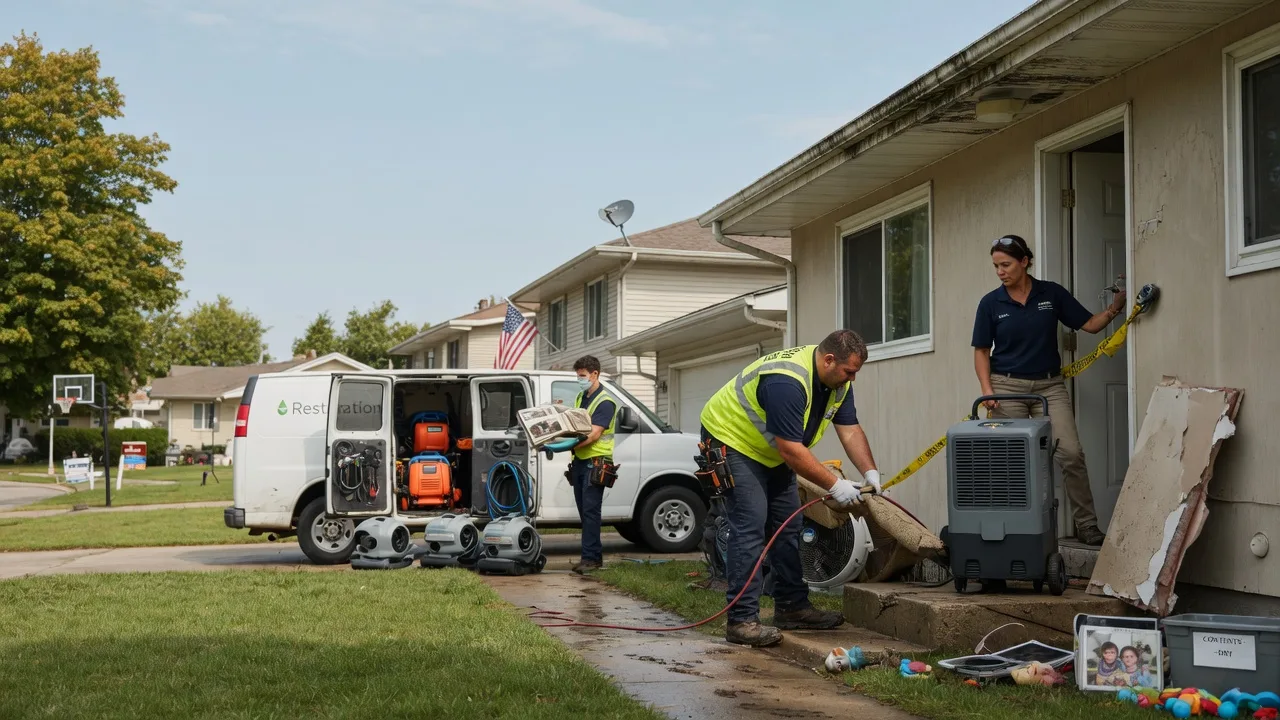 Water Damage Restoration in Bellevue, OH near me